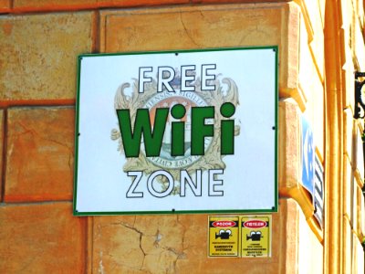 Green Font Signage Sign