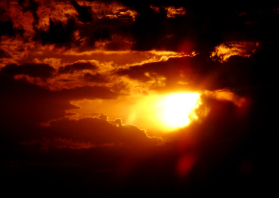 Sky Afterglow Sun Atmosphere