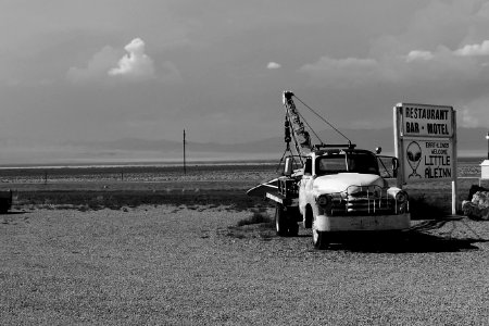 Black And White Car Transport Mode Of Transport photo