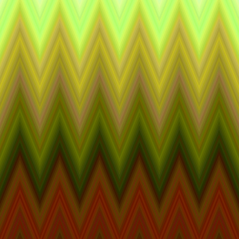 Green Yellow Pattern Symmetry