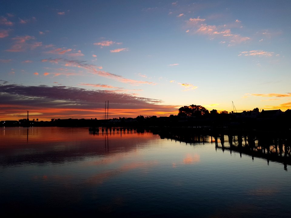 Reflection Sky Water Afterglow