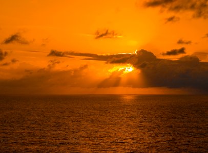 Horizon Sky Afterglow Sunrise