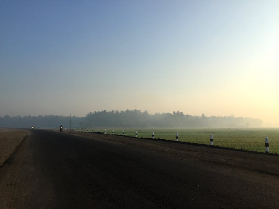 Road Sky Horizon Morning