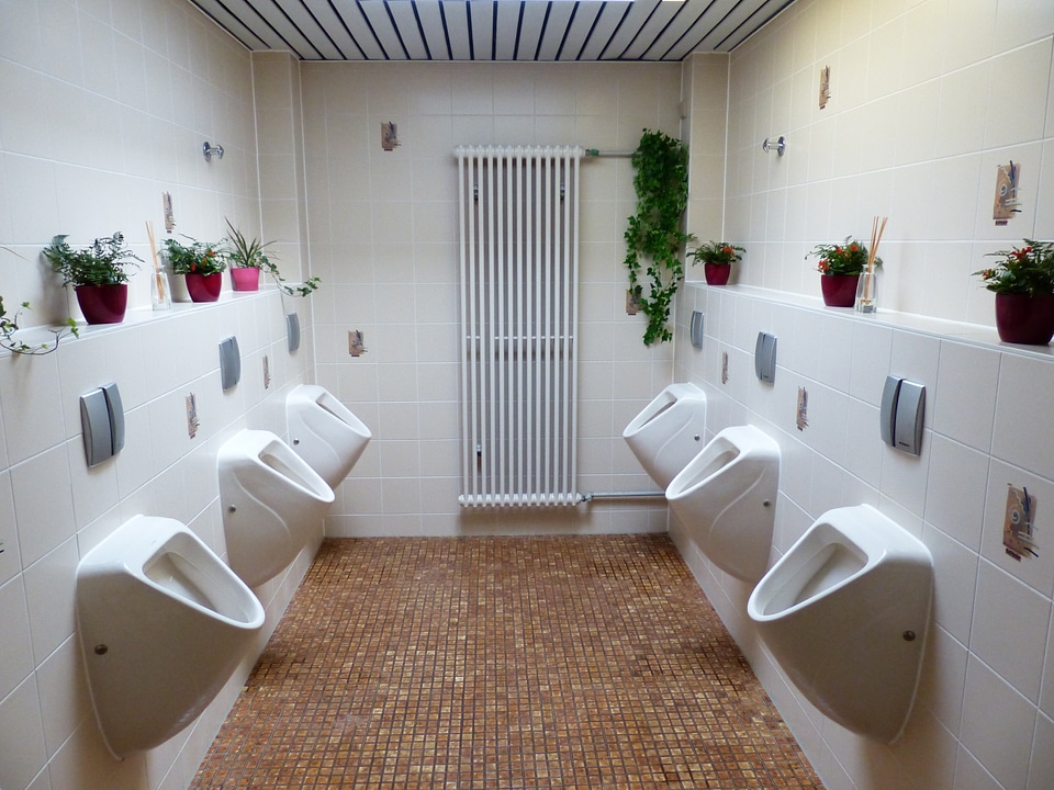 Public public toilet man toilet