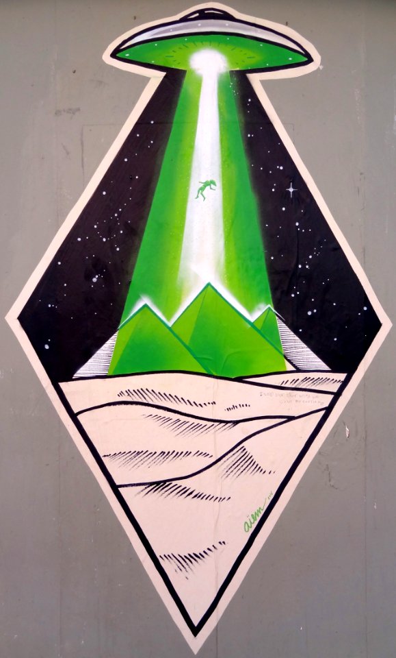 Green Triangle Font