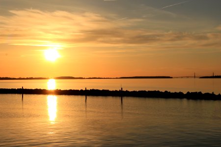 Sky Horizon Sunset Reflection