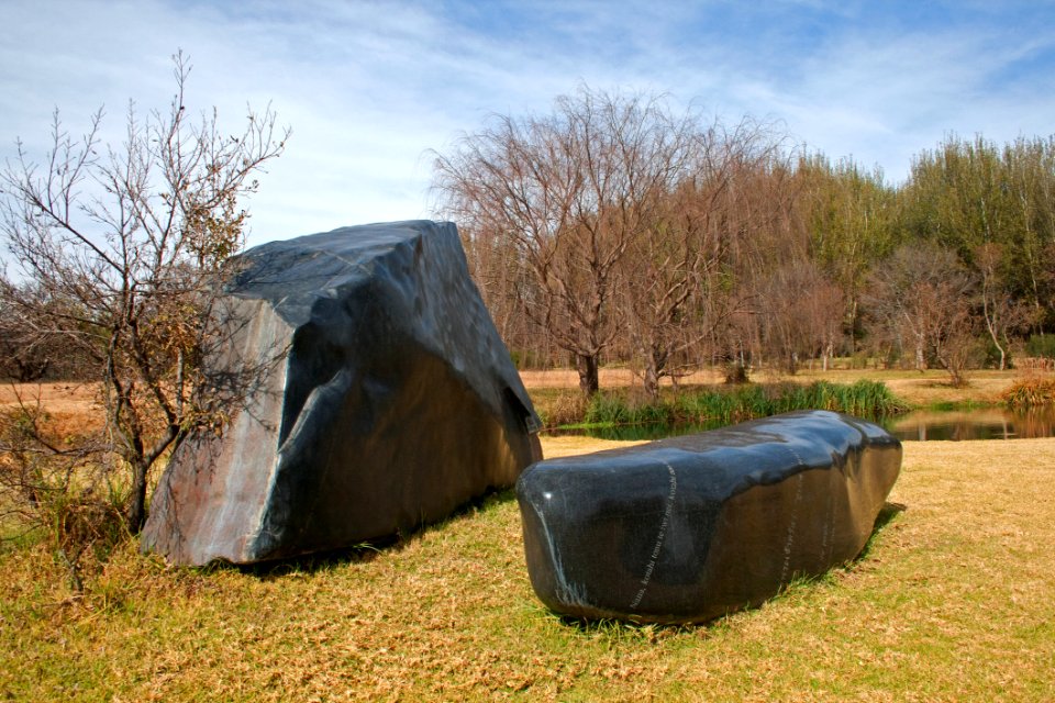 Tent Grass Rock Landscape