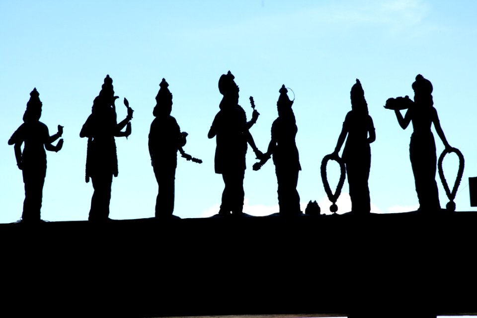Silhouette Statue Monument Shadow