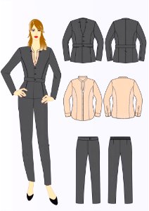 Clothing Black Standing Shoulder