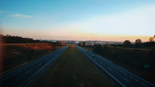 Road Highway Sky Horizon
