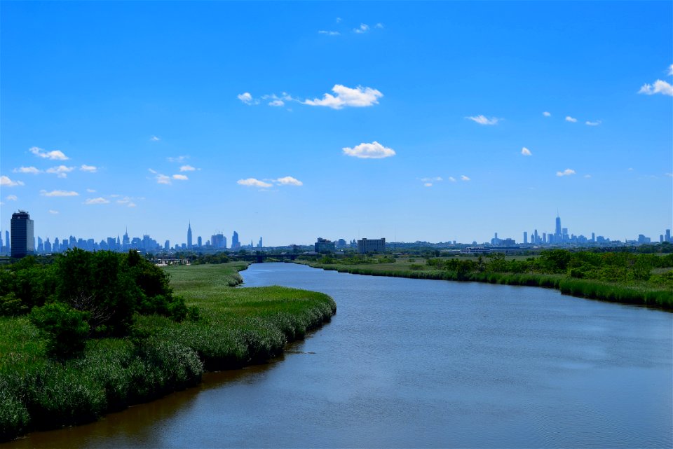 Waterway Sky River Nature