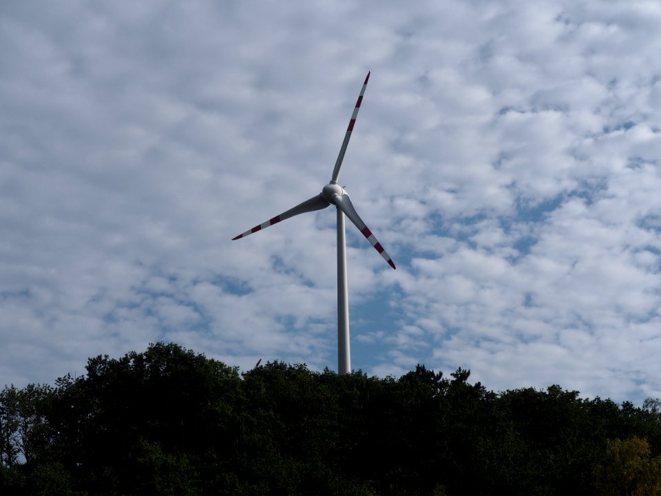 Wind Turbine Wind Farm Windmill Sky