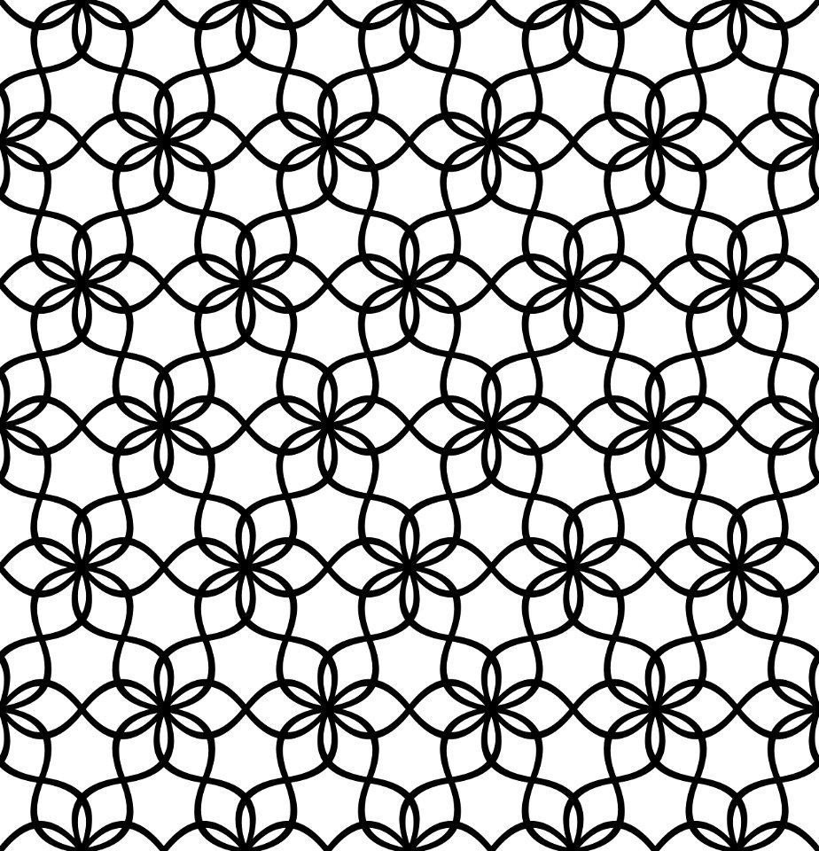 Black Black And White Pattern Design