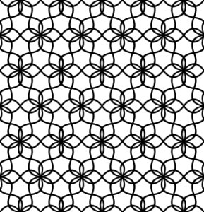 Black Black And White Pattern Design