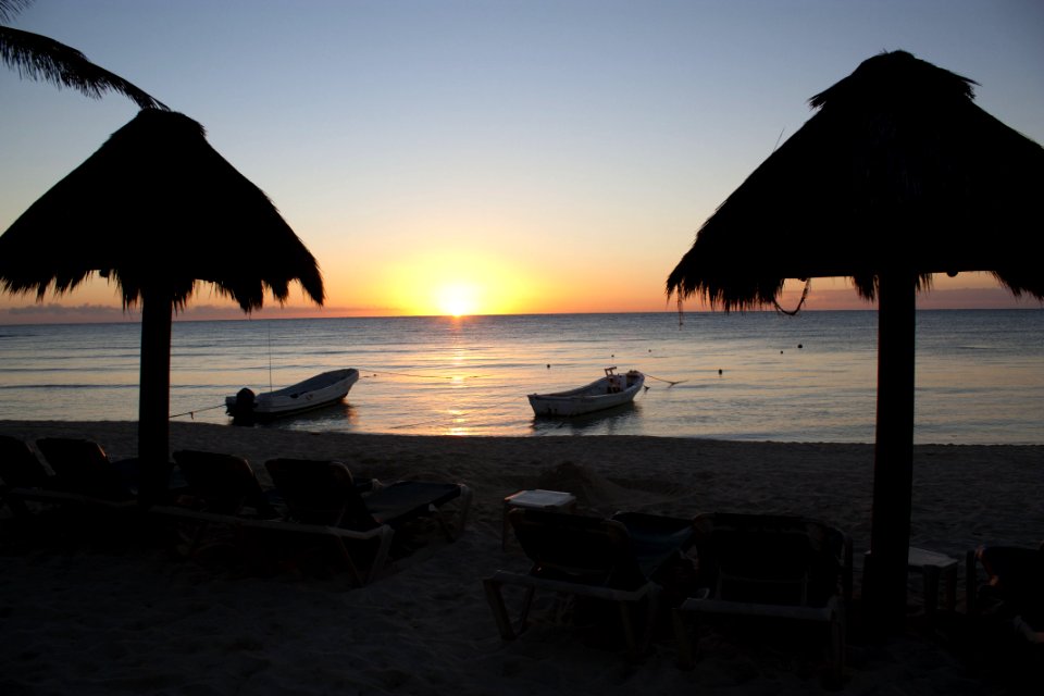 Sea Body Of Water Beach Sunset photo