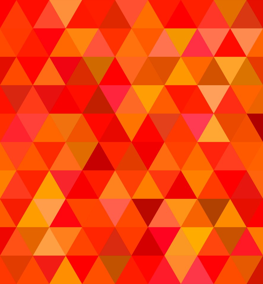 Orange Yellow Pattern Symmetry