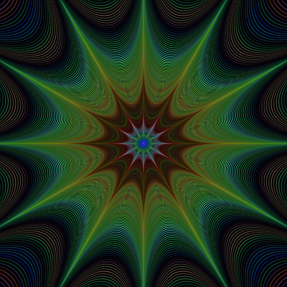 Fractal Art Symmetry Organism Psychedelic Art