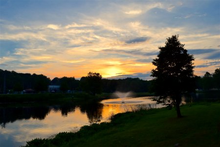 Reflection Sky Nature Water photo