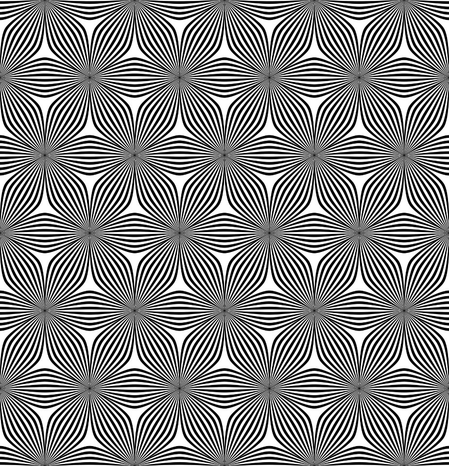 Black And White Pattern Design Line