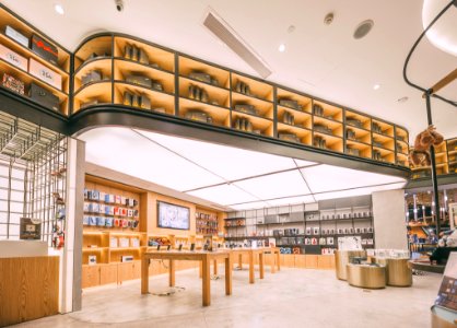 Public Library Ceiling Interior Design Retail