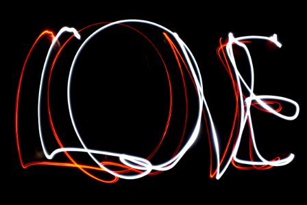 Light Poi Font Darkness photo