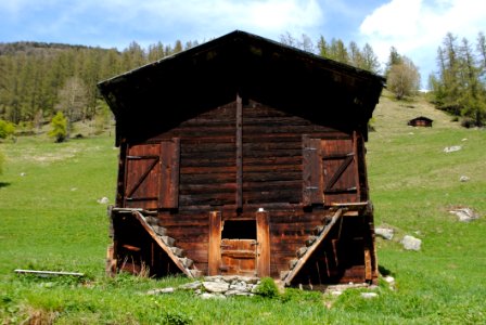 Shack Hut Log Cabin House photo