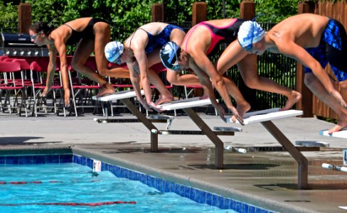 Leisure Sports Swimmer Male photo