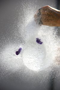Water Purple Freezing Close Up