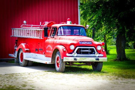 Motor Vehicle Fire Apparatus Transport Truck