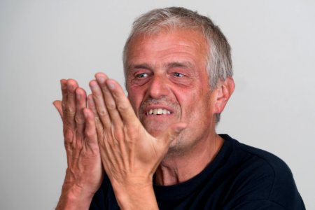 Chin Senior Citizen Hand Finger