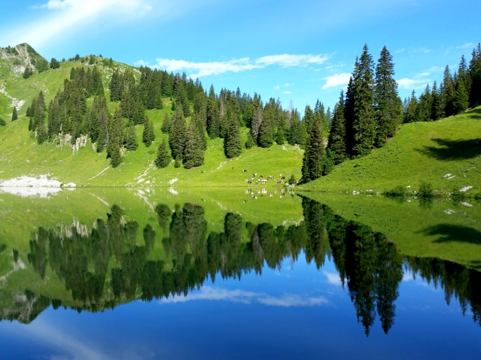 Reflection Nature Wilderness Mount Scenery