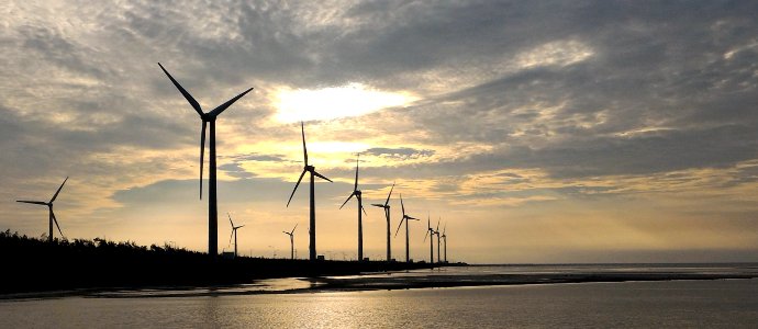 Wind Farm Sky Wind Turbine Windmill