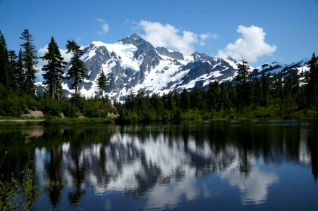 Reflection Nature Wilderness Mountain photo