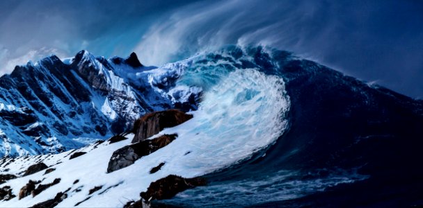 Geological Phenomenon Mountain Sky Wave