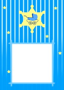 Blue Text Yellow Font