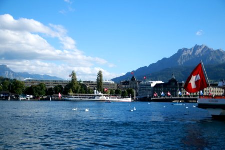 Sky Water Waterway Lake photo