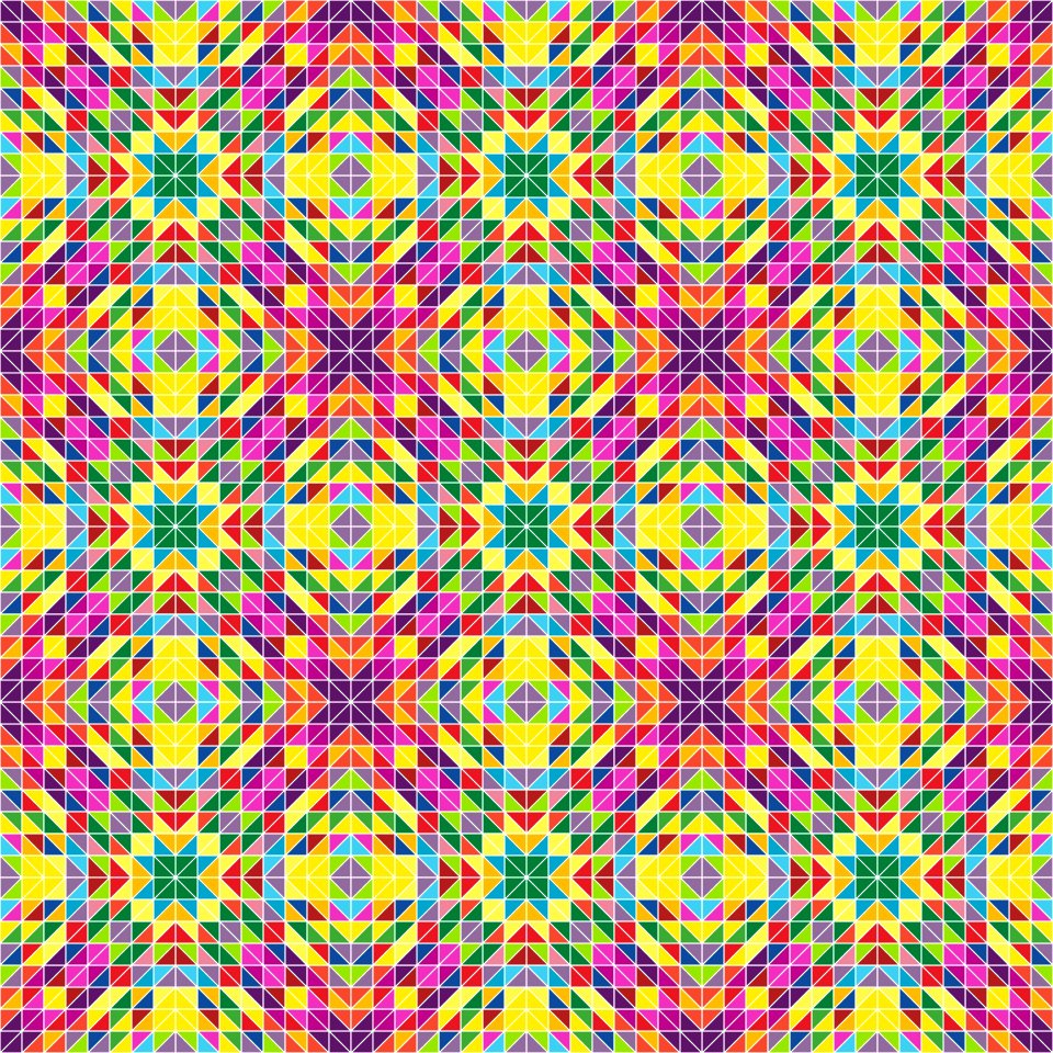 Pattern Purple Kaleidoscope Design photo