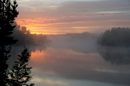 Sky Dawn Sunrise Atmosphere photo