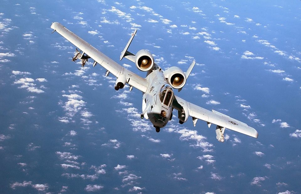 A10 warthog frontal view