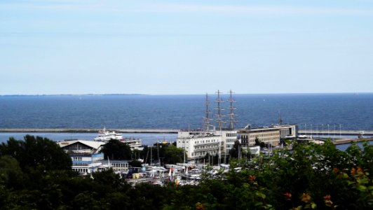 Sea Sky City Horizon