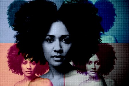 Afro Album Cover Human Black Hair