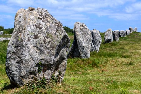 Rock Bedrock Grass Megalith photo