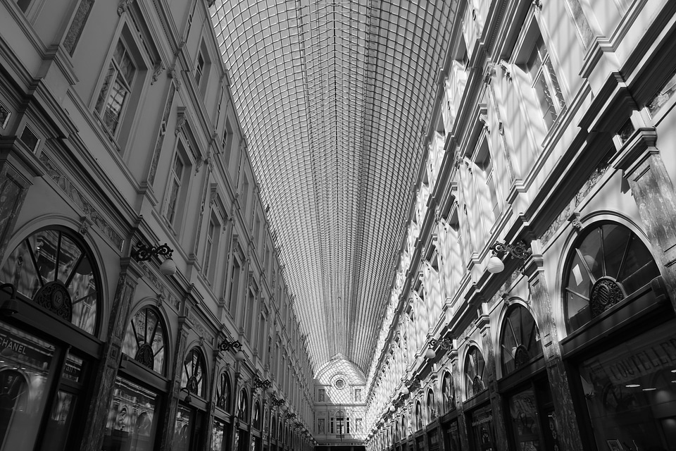Shopping store ceiling