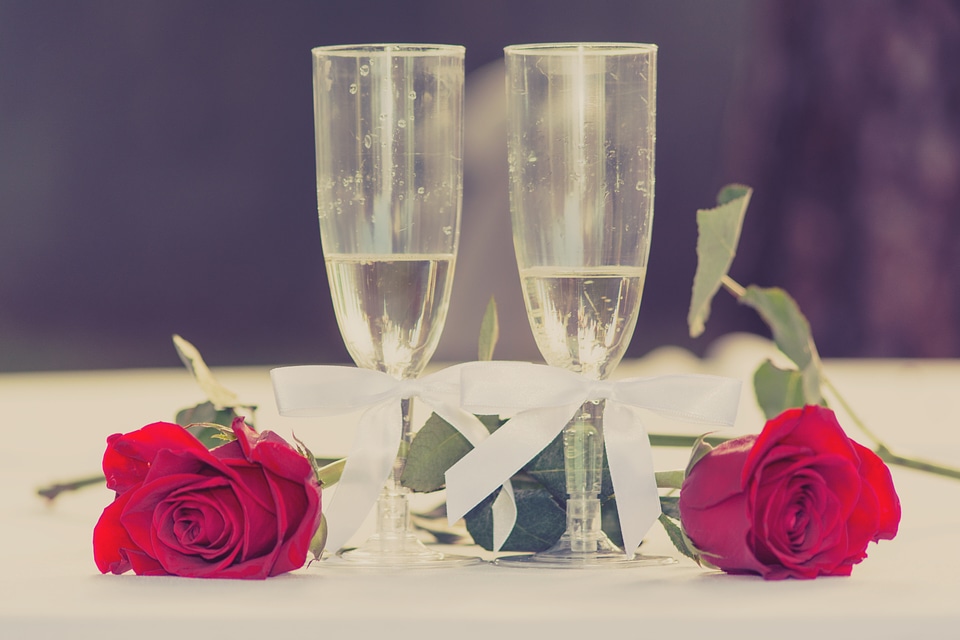 Floral vintage wedding