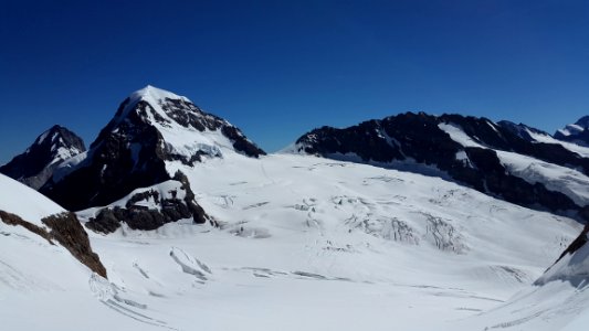 Mountainous Landforms Mountain Range Mountain Sky photo