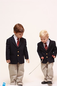 Children suit elementary photo