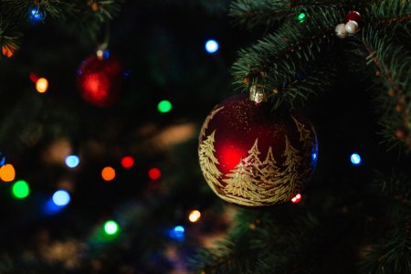 Red And Gold Bauble
