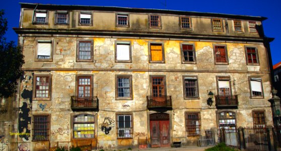 Baroque Building On The River Douro Portugal
