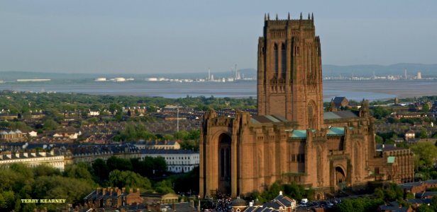 Liverpool Anglican Cathedral From St Johns Beacon