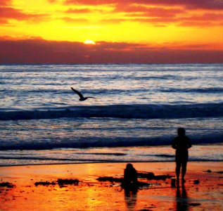 Sunsets Farewell Kiss To Summer, San Diego, California